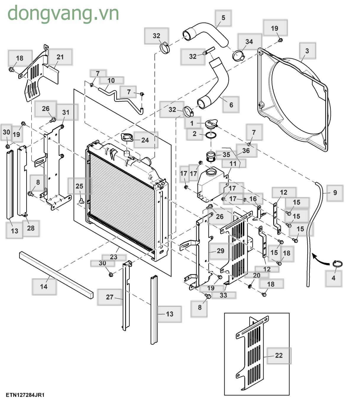 Radiator, 48 mm Core - ST867181